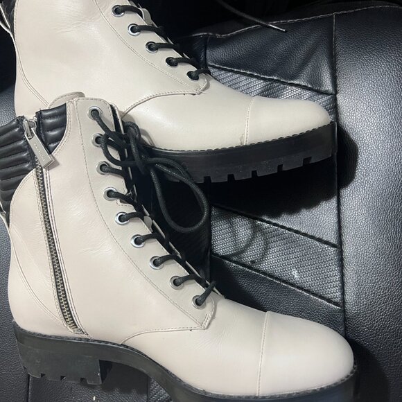 White Michael Kors Boots - Picture 2 of 6